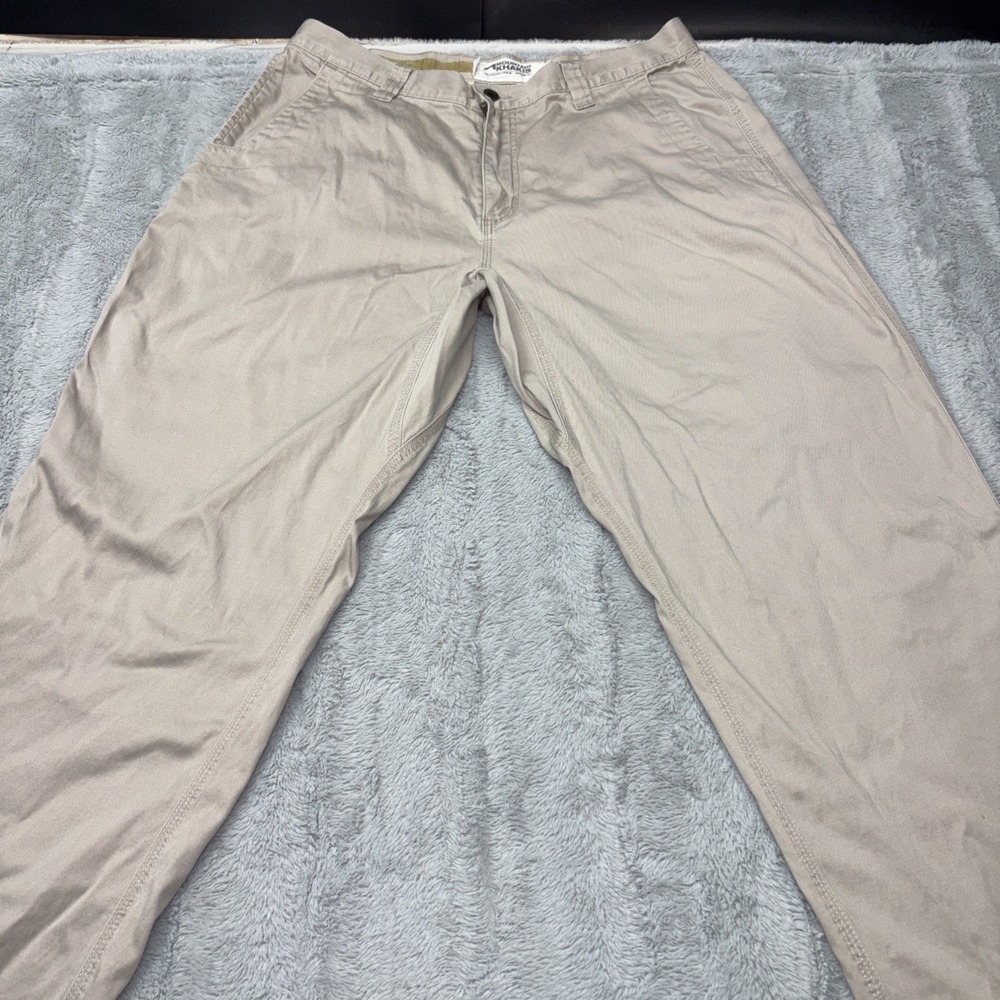 Mountain Khaki Chino Pants Men's 36x36‎ Beige Relaxed Fit Cotton